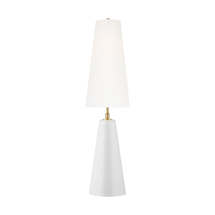 Visual Comfort Studio KT1201ARC1 One Light Table Lamp, Arctic White