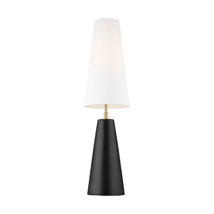 Visual Comfort Studio KT1201COL1 One Light Table Lamp, Coal