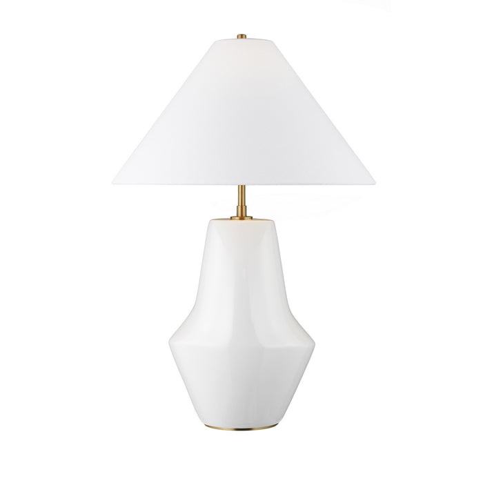 Visual Comfort Studio KT1221ARC1 One Light Table Lamp, Arctic White