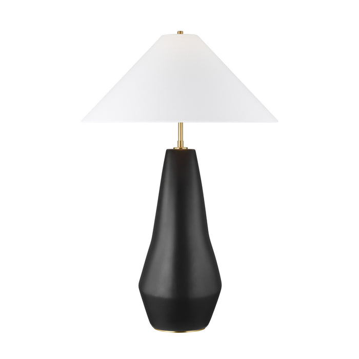Visual Comfort Studio KT1231COL1 One Light Table Lamp, Coal