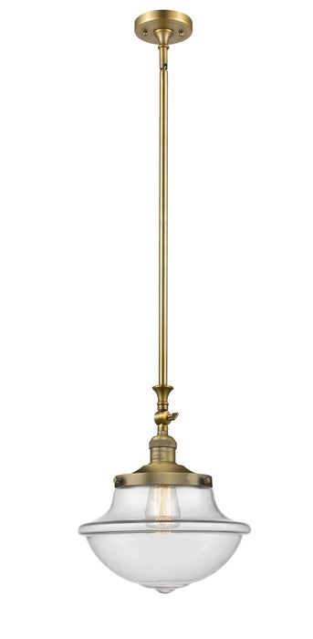 Innovations 206-BB-G542 One Light Mini Pendant, Brushed Brass