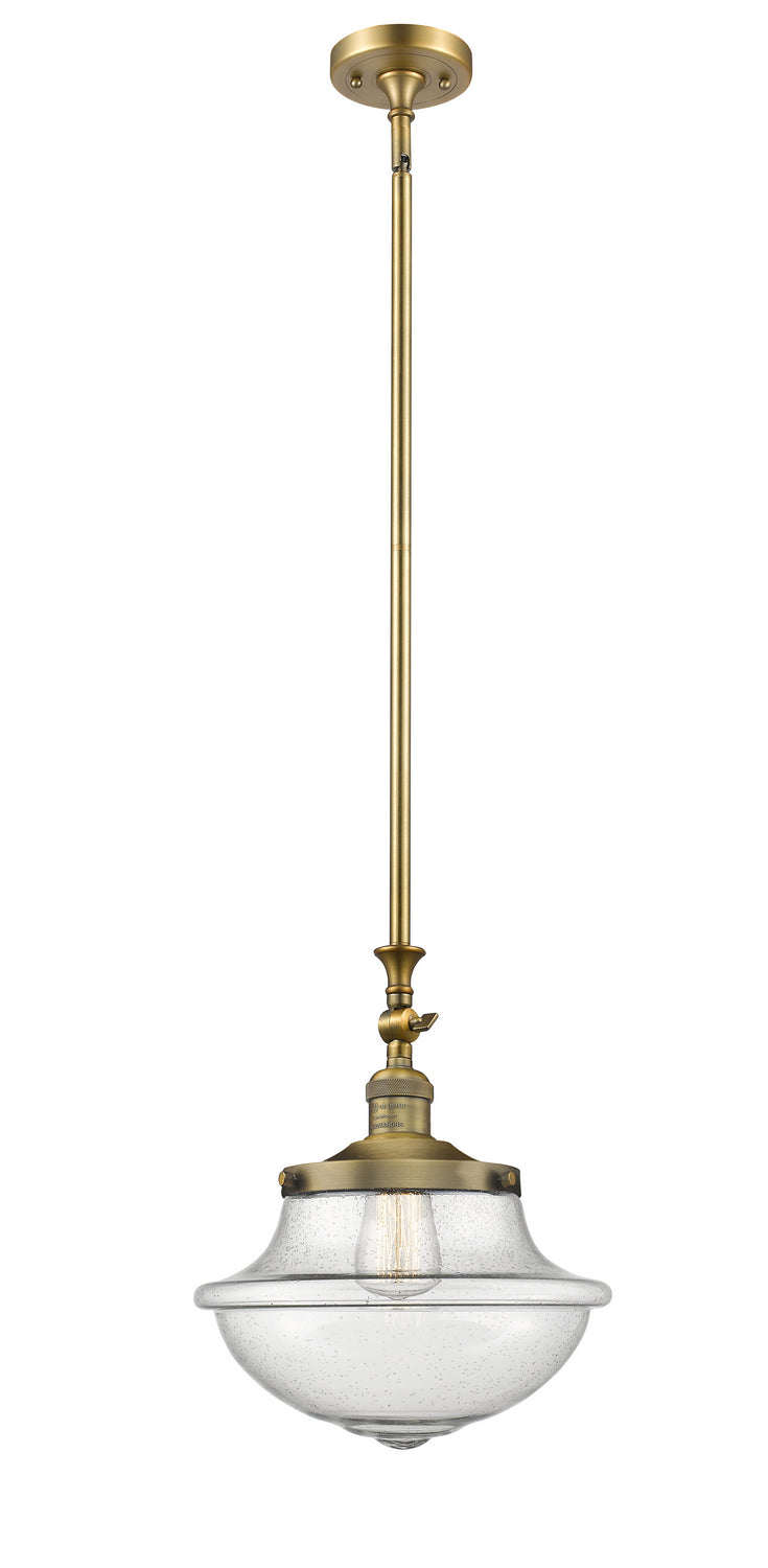 Innovations 206-BB-G544 One Light Mini Pendant, Brushed Brass