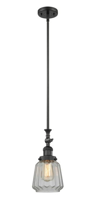 Innovations 206-BK-G142-LED LED Mini Pendant, Matte Black