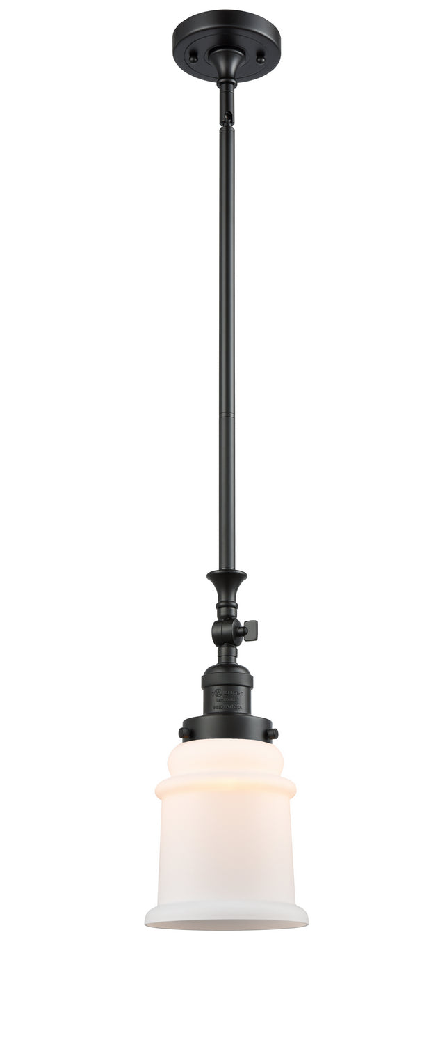 Innovations 206-BK-G181 One Light Mini Pendant, Matte Black