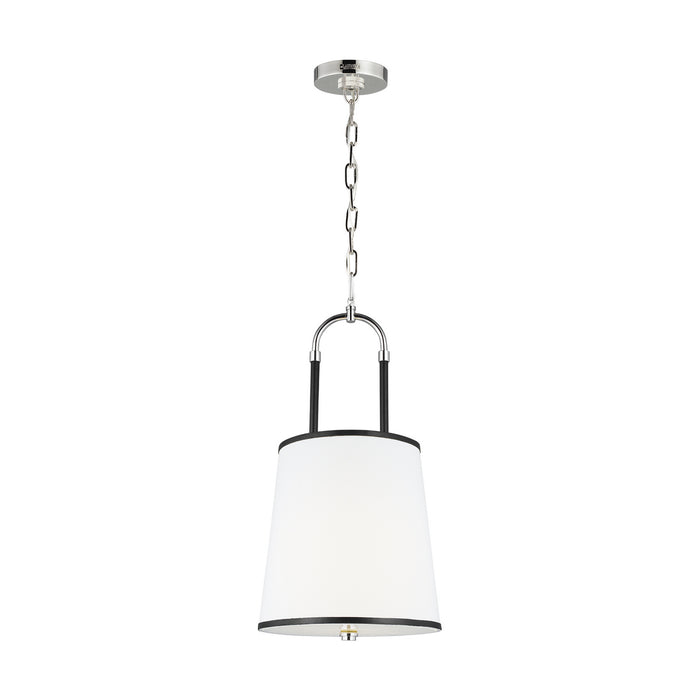 Visual Comfort Studio LP1031PN One Light Pendant, Polished Nickel