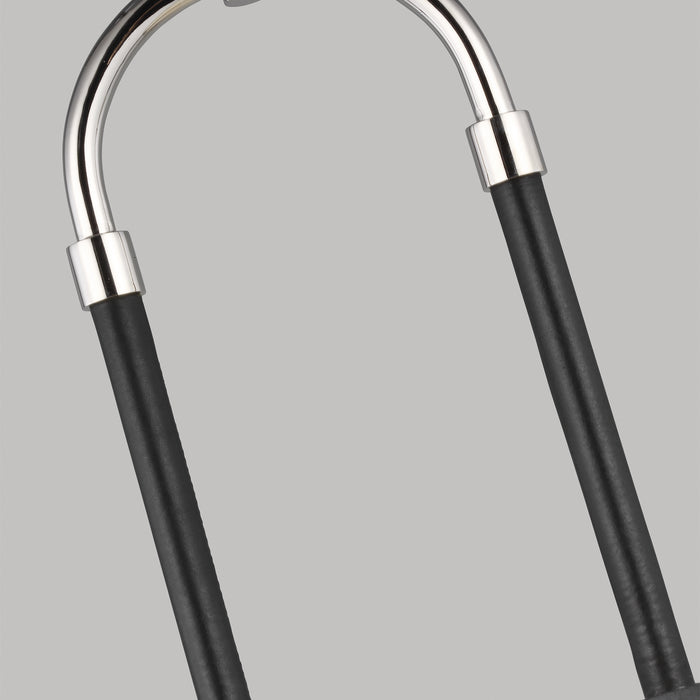Visual Comfort Studio LP1031PN One Light Pendant, Polished Nickel
