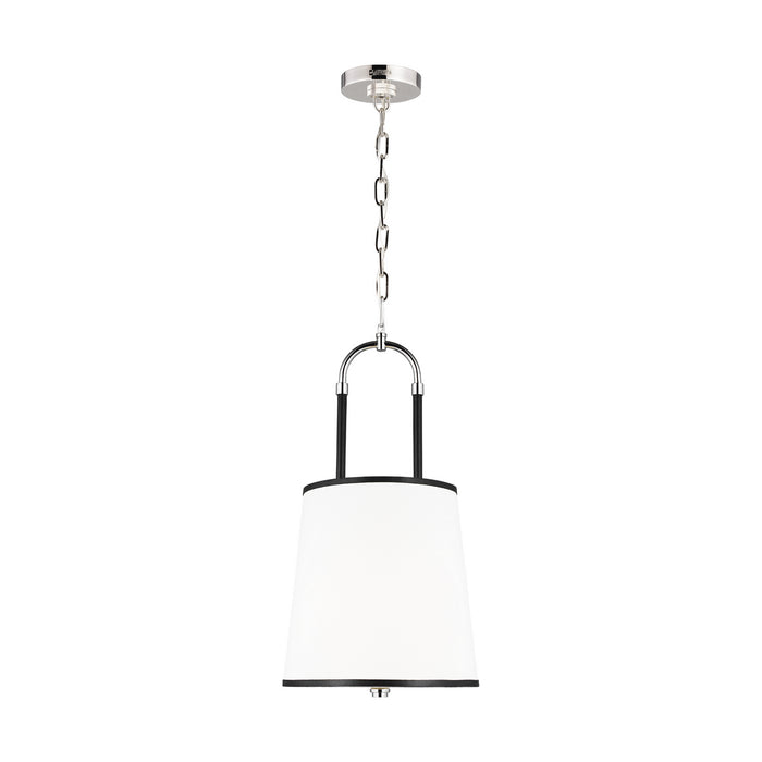 Visual Comfort Studio LP1031PN One Light Pendant, Polished Nickel