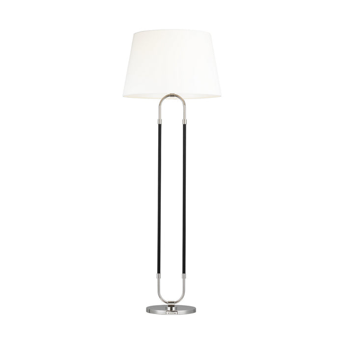 Visual Comfort Studio LT1031PN1 One Light Floor Lamp, Polished Nickel