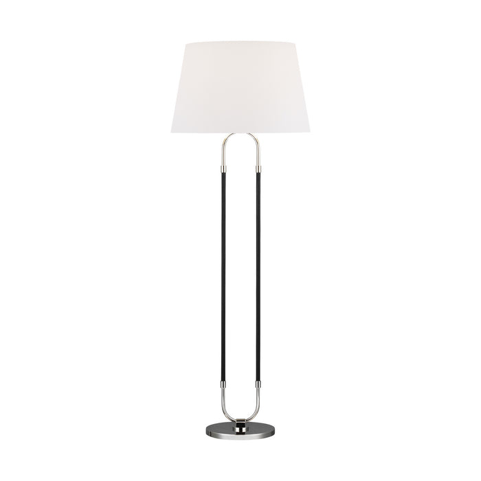Visual Comfort Studio LT1031PN1 One Light Floor Lamp, Polished Nickel