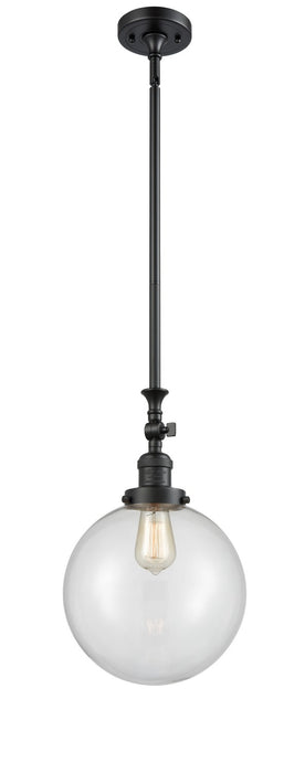 Innovations 206-BK-G202-10-LED LED Mini Pendant, Matte Black