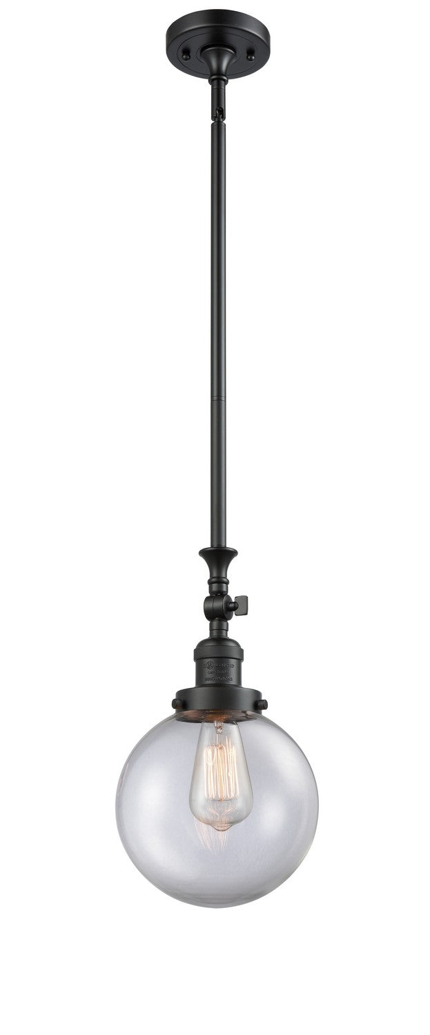 Innovations 206-BK-G202-8-LED LED Mini Pendant, Matte Black
