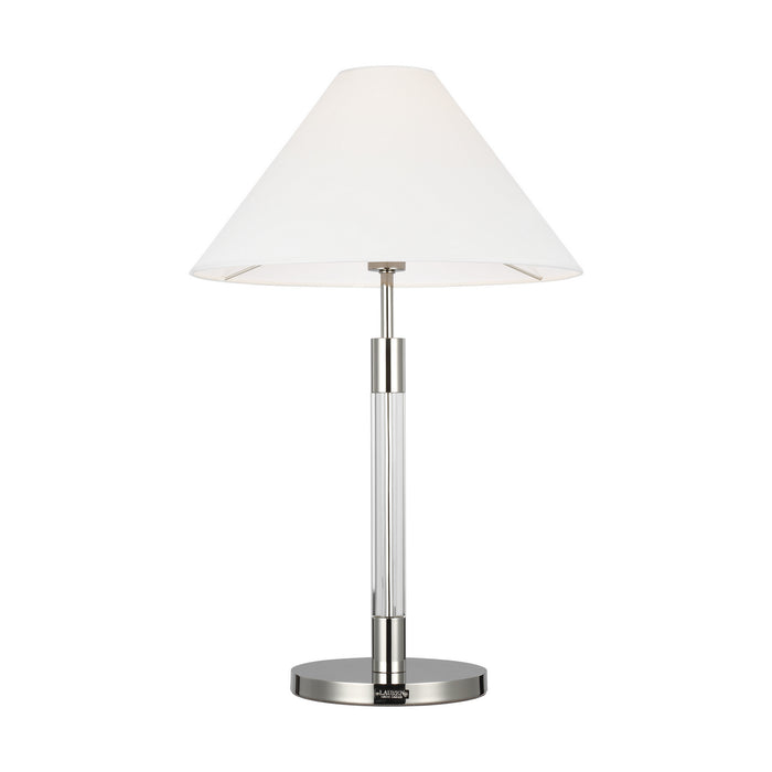 Visual Comfort Studio LT1041PN1 One Light Buffet Lamp, Polished Nickel