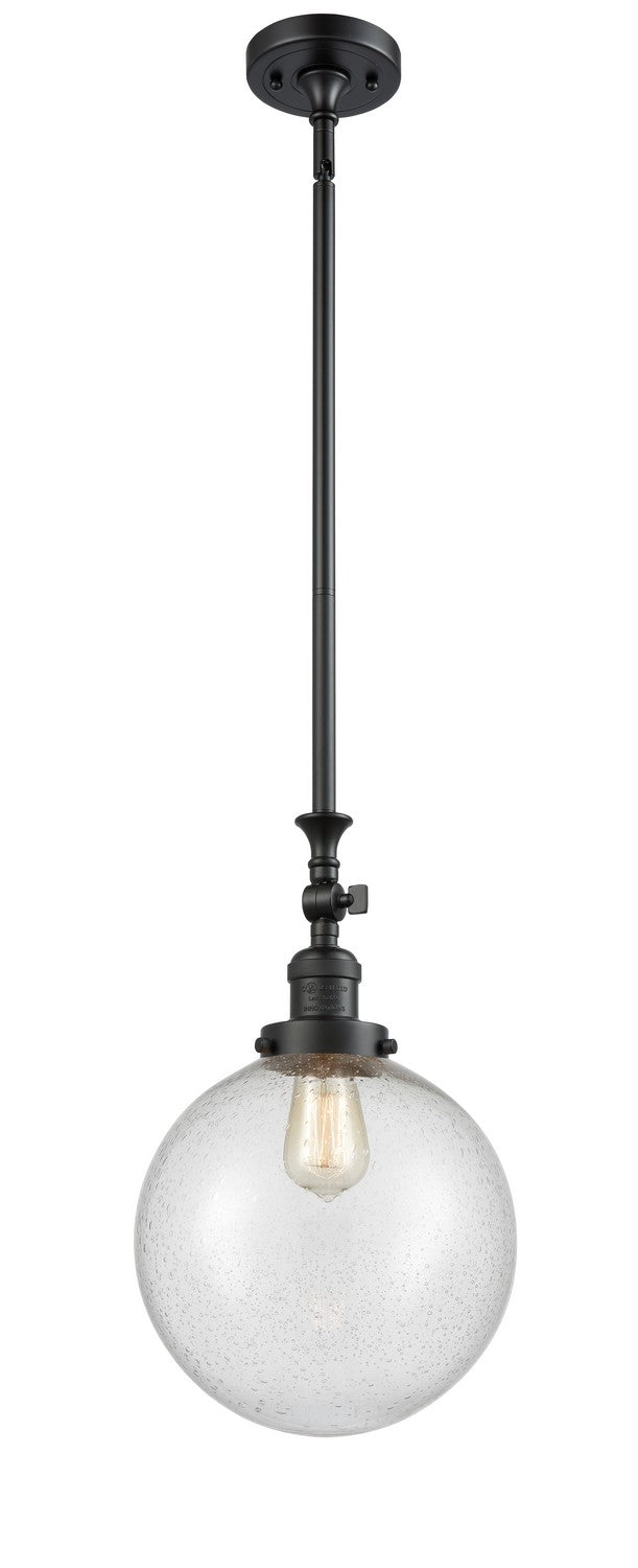 Innovations 206-BK-G204-10-LED LED Mini Pendant, Matte Black
