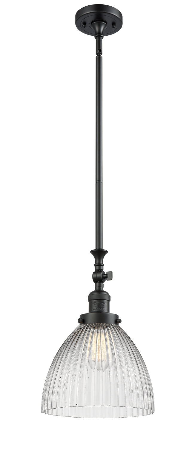 Innovations 206-BK-G222 One Light Mini Pendant, Matte Black