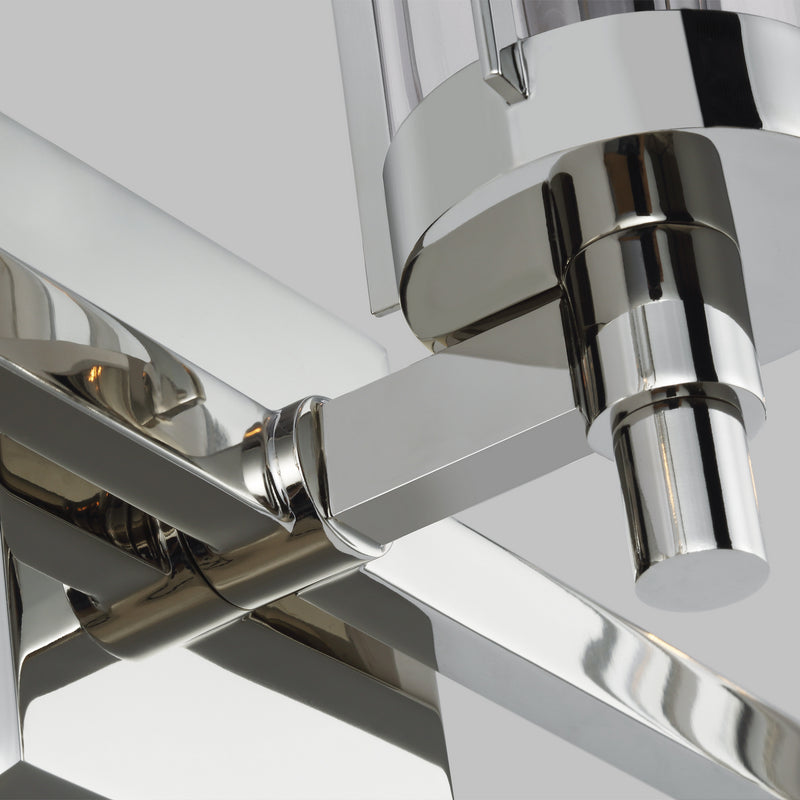 Visual Comfort Studio LV1023PN Three Light Vanity, Polished Nickel