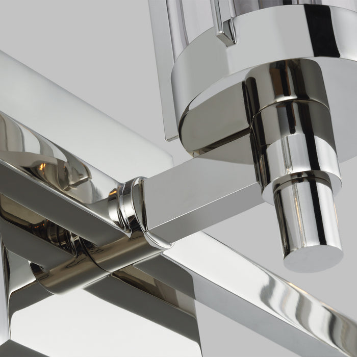 Visual Comfort Studio LV1023PN Three Light Vanity, Polished Nickel