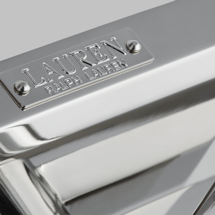 Visual Comfort Studio LV1023PN Three Light Vanity, Polished Nickel