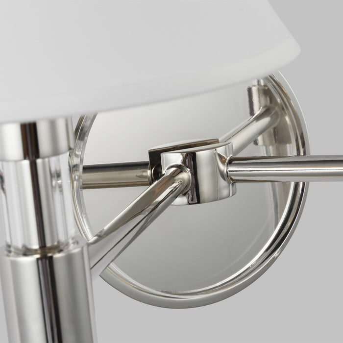 Visual Comfort Studio LV1032PN Two Light Vanity, Polished Nickel