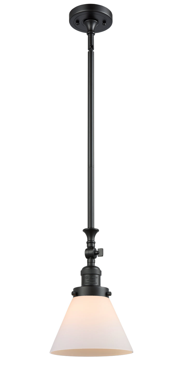 Innovations 206-BK-G41 One Light Mini Pendant, Matte Black