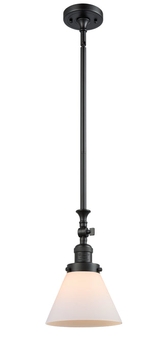 Innovations 206-BK-G41 One Light Mini Pendant, Matte Black