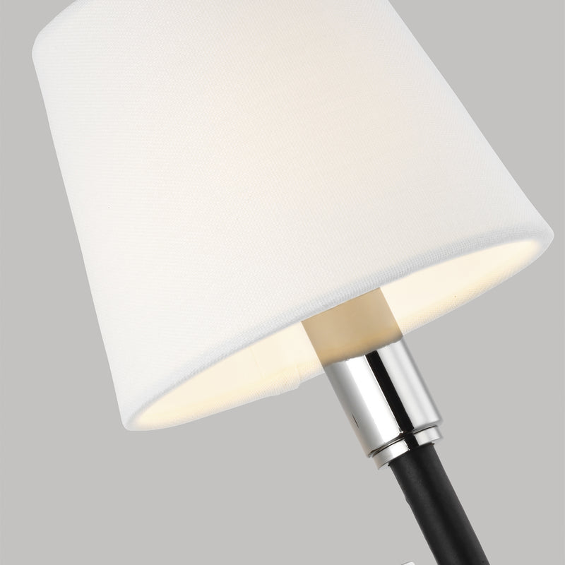 Visual Comfort Studio LW1011PN One Light Wall Sconce, Polished Nickel