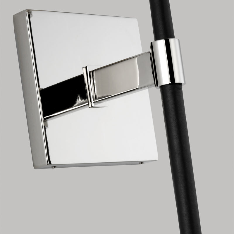Visual Comfort Studio LW1011PN One Light Wall Sconce, Polished Nickel