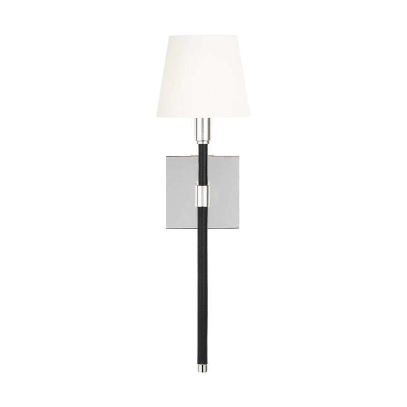 Visual Comfort Studio LW1011PN One Light Wall Sconce, Polished Nickel