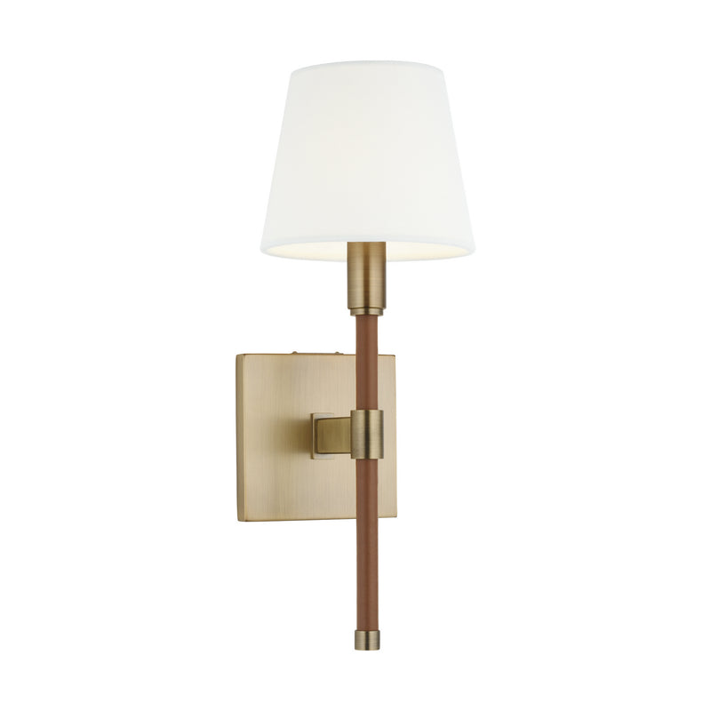 Visual Comfort Studio LW1011TWB One Light Wall Sconce, Time Worn Brass