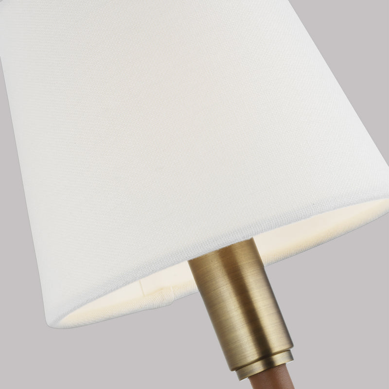 Visual Comfort Studio LW1011TWB One Light Wall Sconce, Time Worn Brass