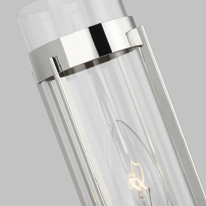 Visual Comfort Studio LW1031PN One Light Wall Sconce, Polished Nickel