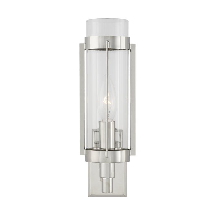 Visual Comfort Studio LW1031PN One Light Wall Sconce, Polished Nickel