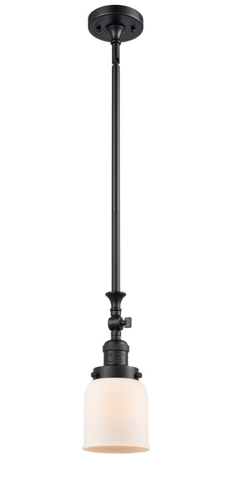 Innovations 206-BK-G51 One Light Mini Pendant, Matte Black