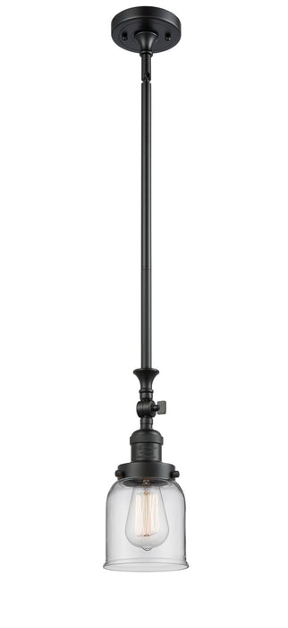 Innovations 206-BK-G52 One Light Mini Pendant, Matte Black