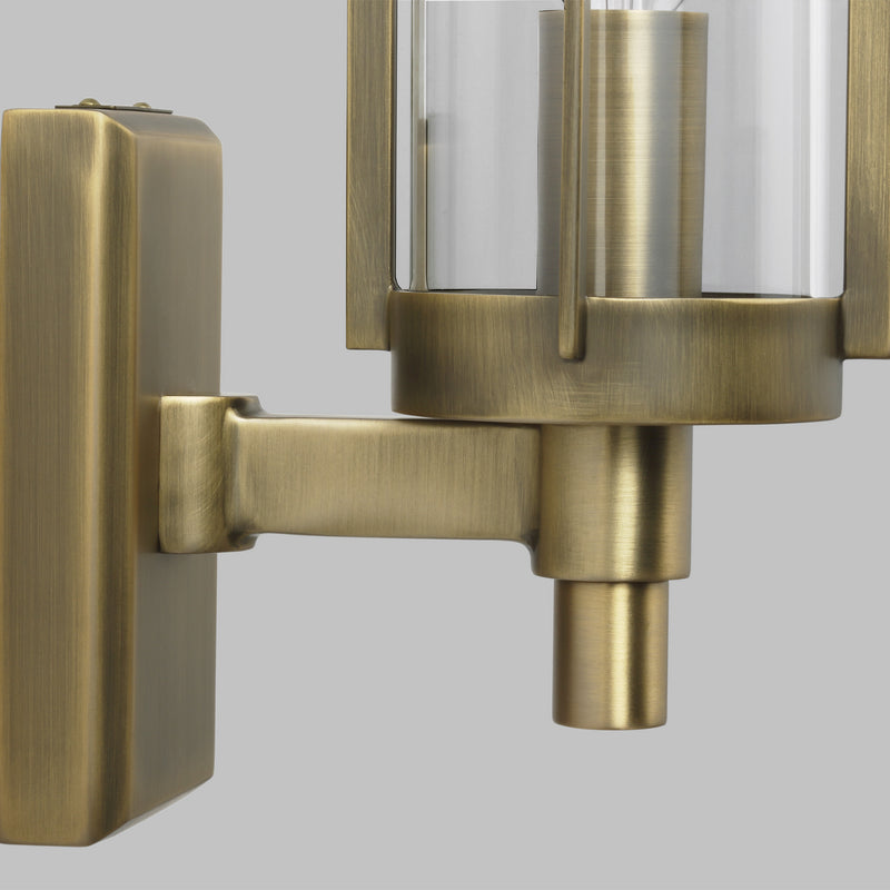 Visual Comfort Studio LW1031TWB One Light Wall Sconce, Time Worn Brass