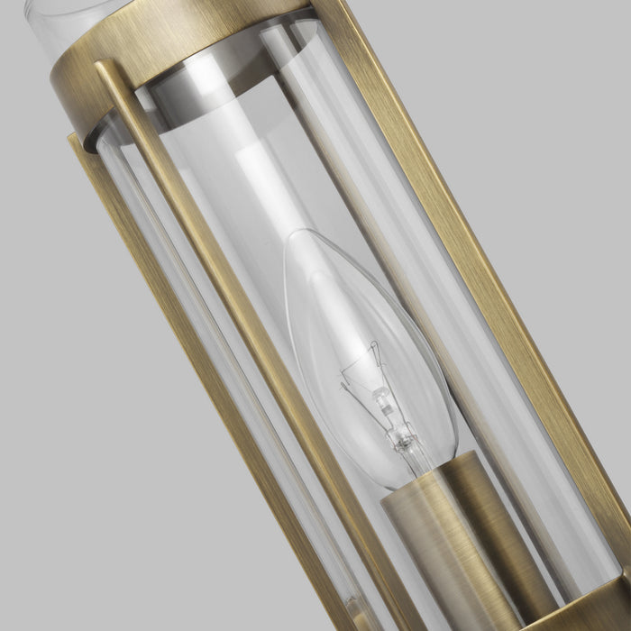 Visual Comfort Studio LW1031TWB One Light Wall Sconce, Time Worn Brass