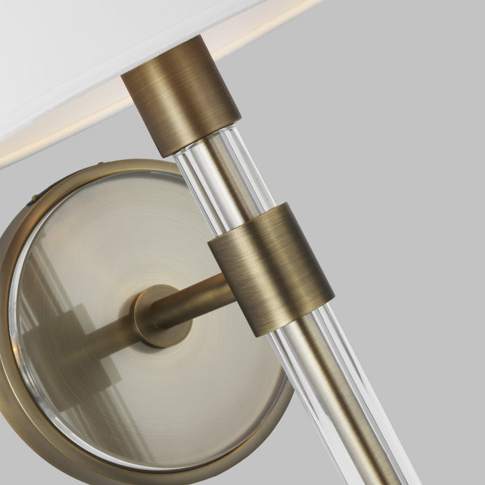 Visual Comfort Studio LW1041TWB One Light Wall Sconce, Time Worn Brass