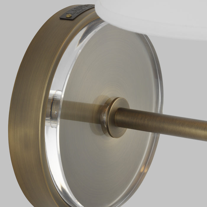 Visual Comfort Studio LW1041TWB One Light Wall Sconce, Time Worn Brass