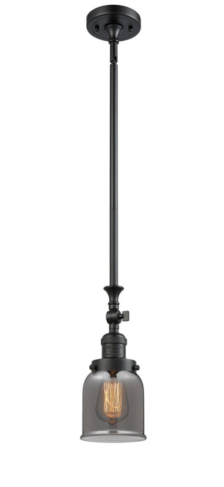 Innovations 206-BK-G53 One Light Mini Pendant, Matte Black