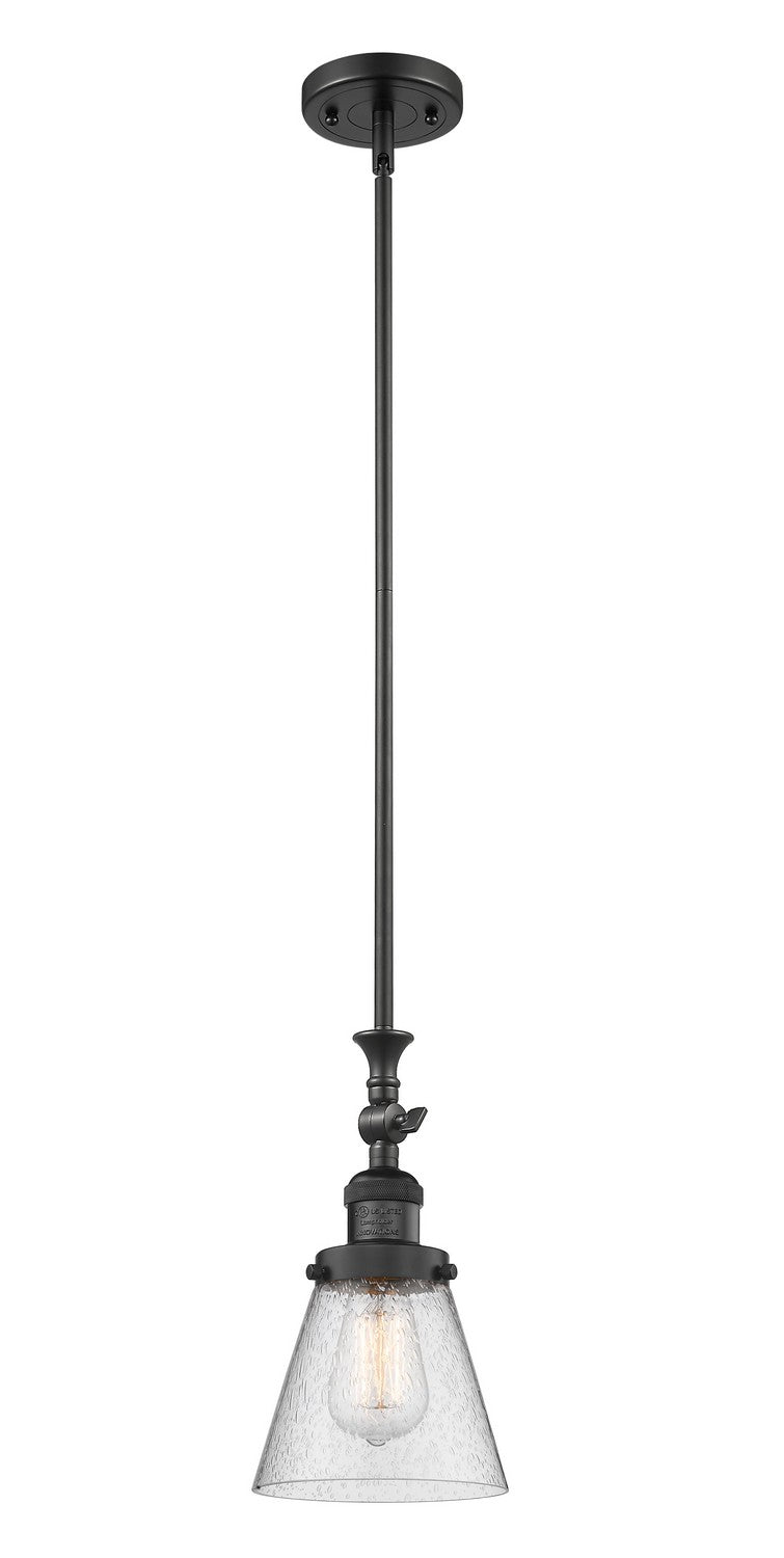 Innovations 206-BK-G64-LED LED Mini Pendant, Matte Black