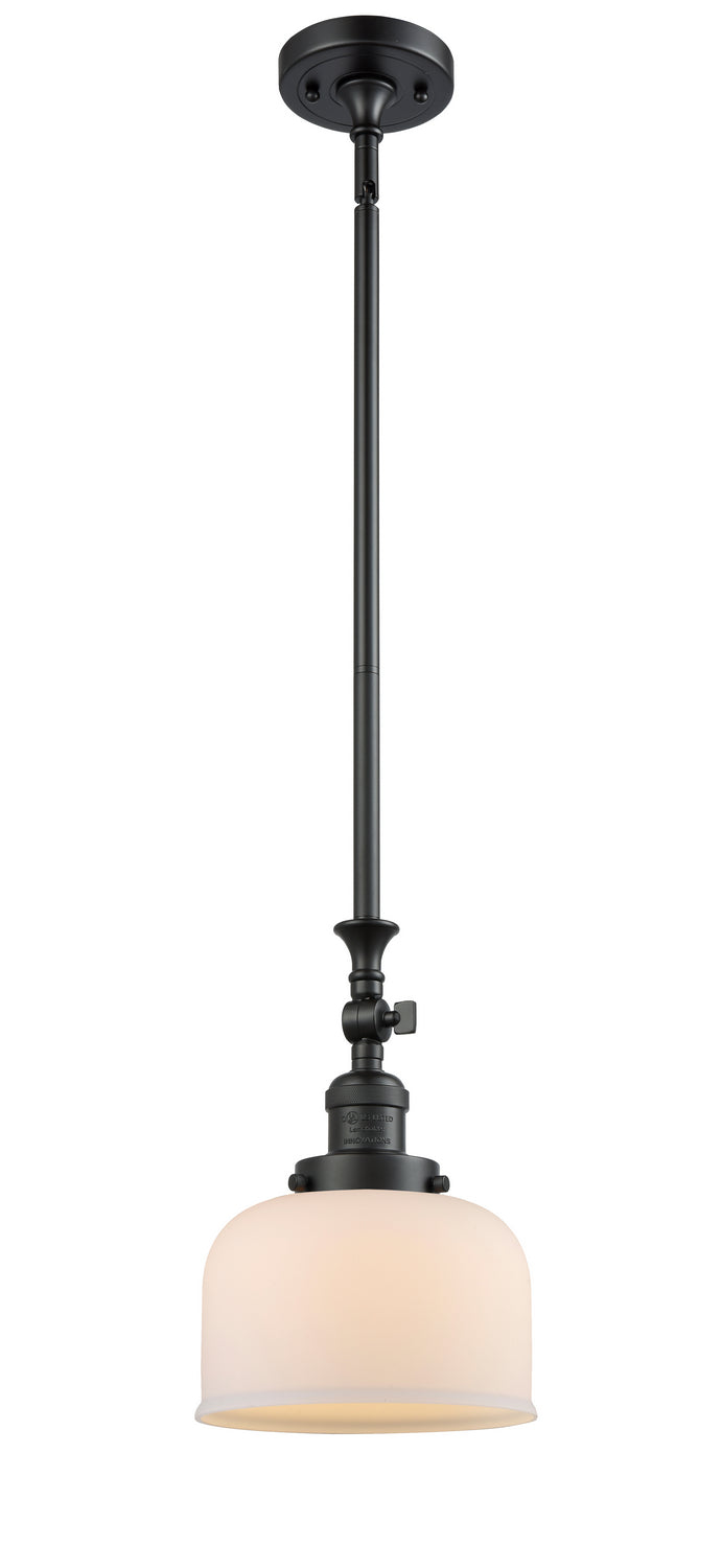Innovations 206-BK-G71 One Light Mini Pendant, Matte Black