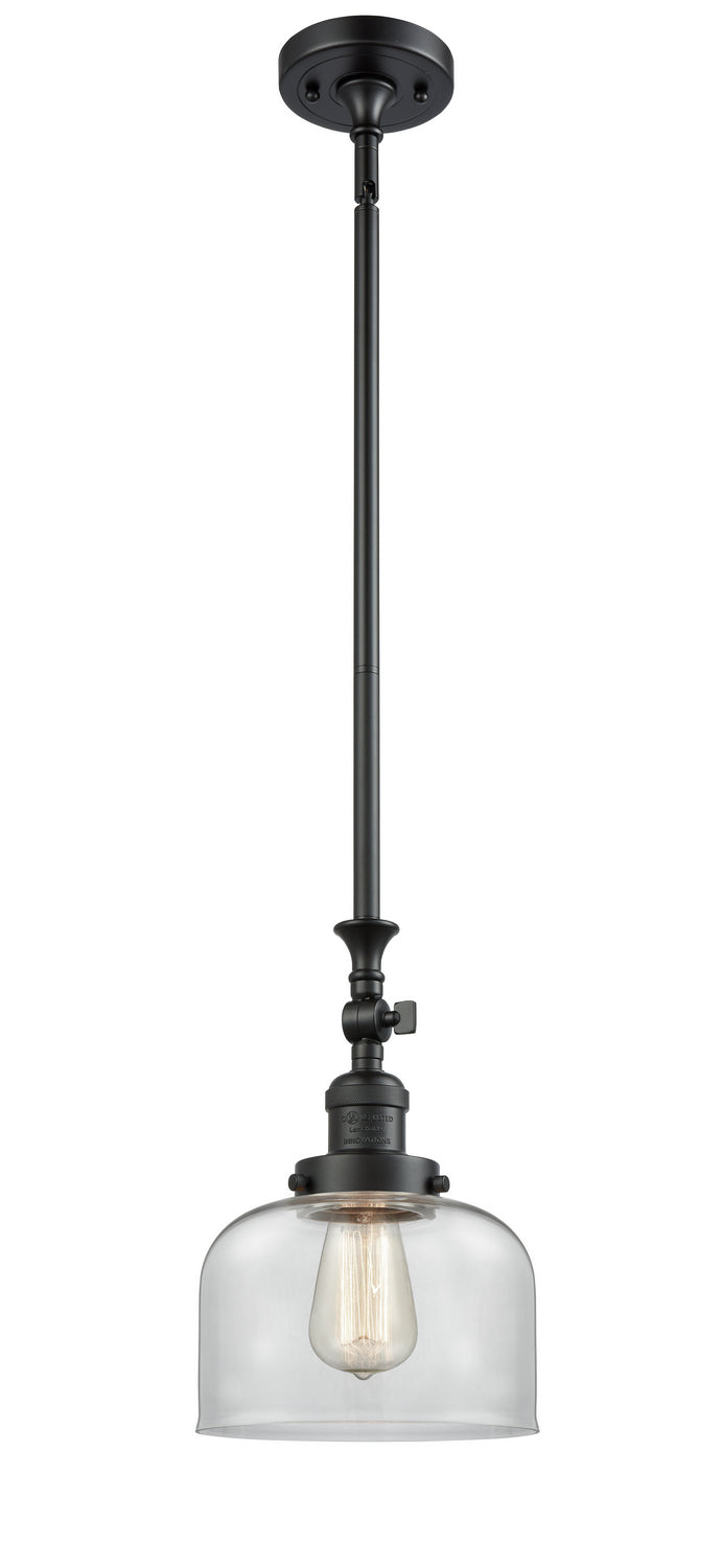 Innovations 206-BK-G72 One Light Mini Pendant, Matte Black