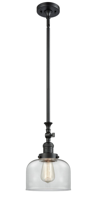 Innovations 206-BK-G72 One Light Mini Pendant, Matte Black