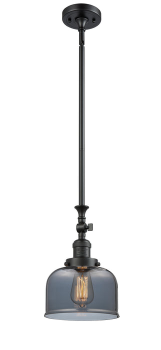 Innovations 206-BK-G73 One Light Mini Pendant, Matte Black