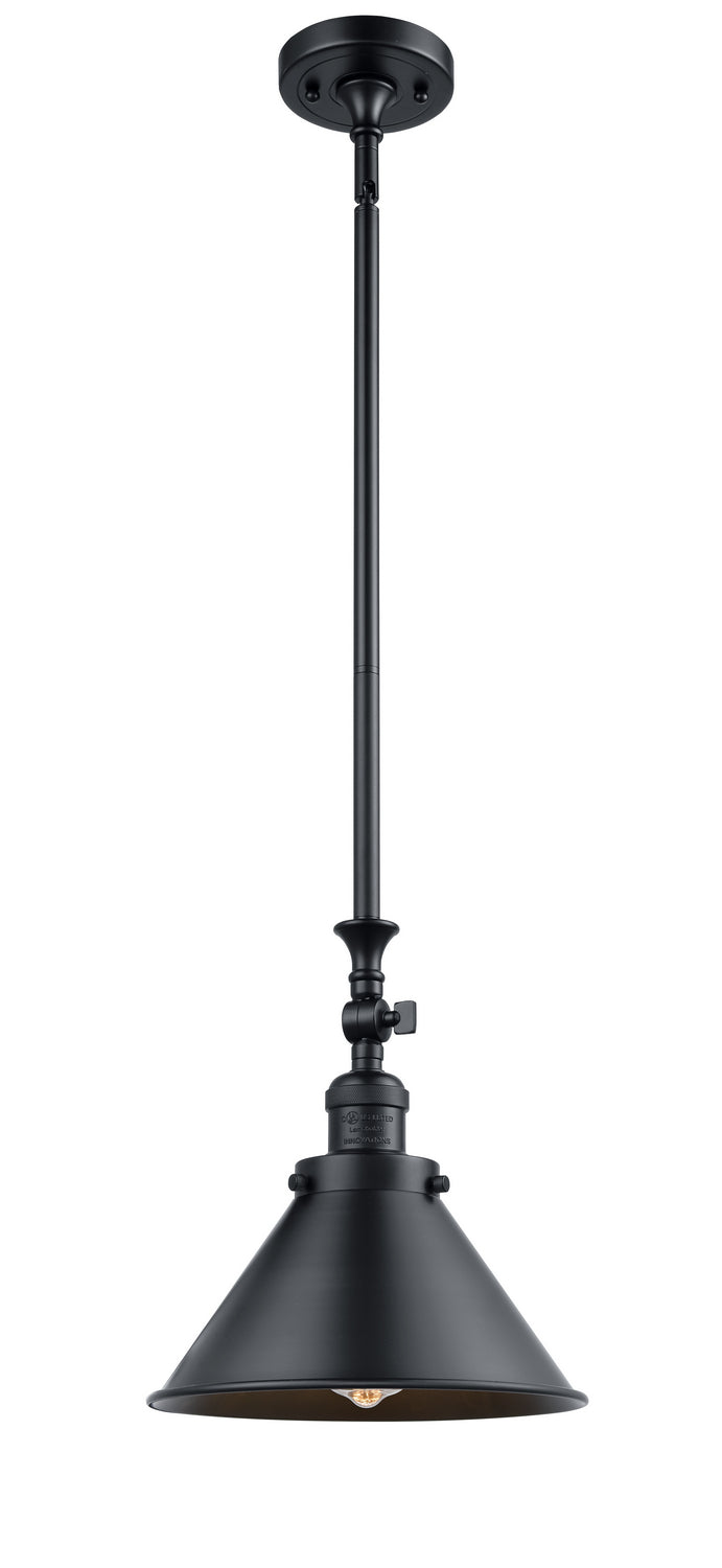 Innovations 206-BK-M10-BK One Light Mini Pendant, Matte Black