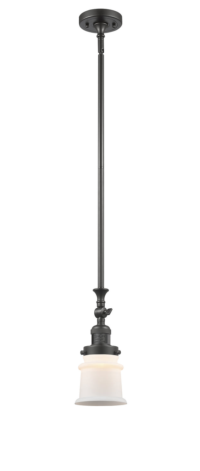 Innovations 206-OB-G181S One Light Mini Pendant, Oil Rubbed Bronze