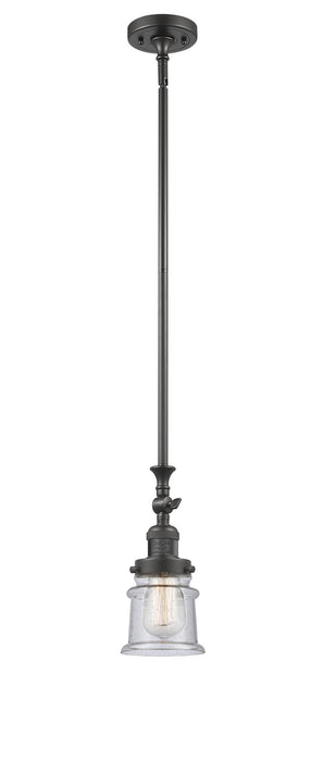 Innovations 206-OB-G184S One Light Mini Pendant, Oil Rubbed Bronze