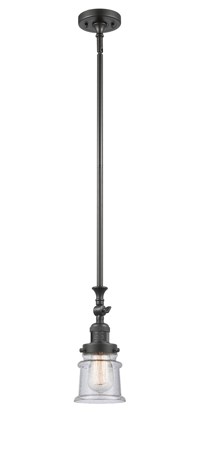 Innovations 206-OB-G184S-LED LED Mini Pendant, Oil Rubbed Bronze