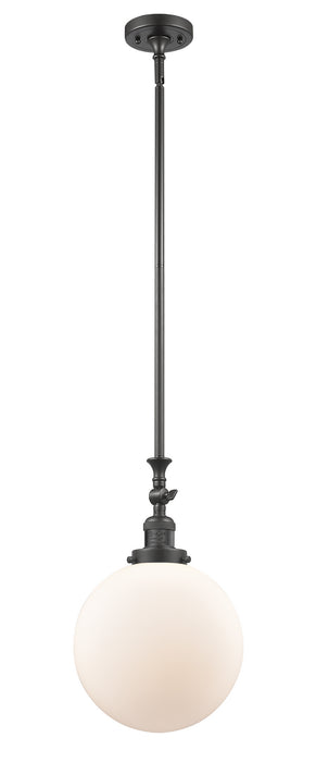 Innovations 206-OB-G201-10 One Light Mini Pendant, Oil Rubbed Bronze