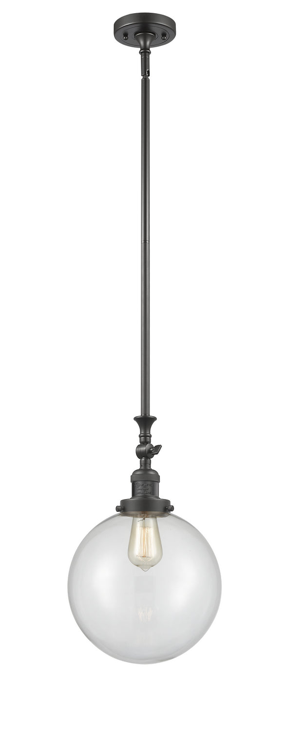Innovations 206-OB-G202-10 One Light Mini Pendant, Oil Rubbed Bronze