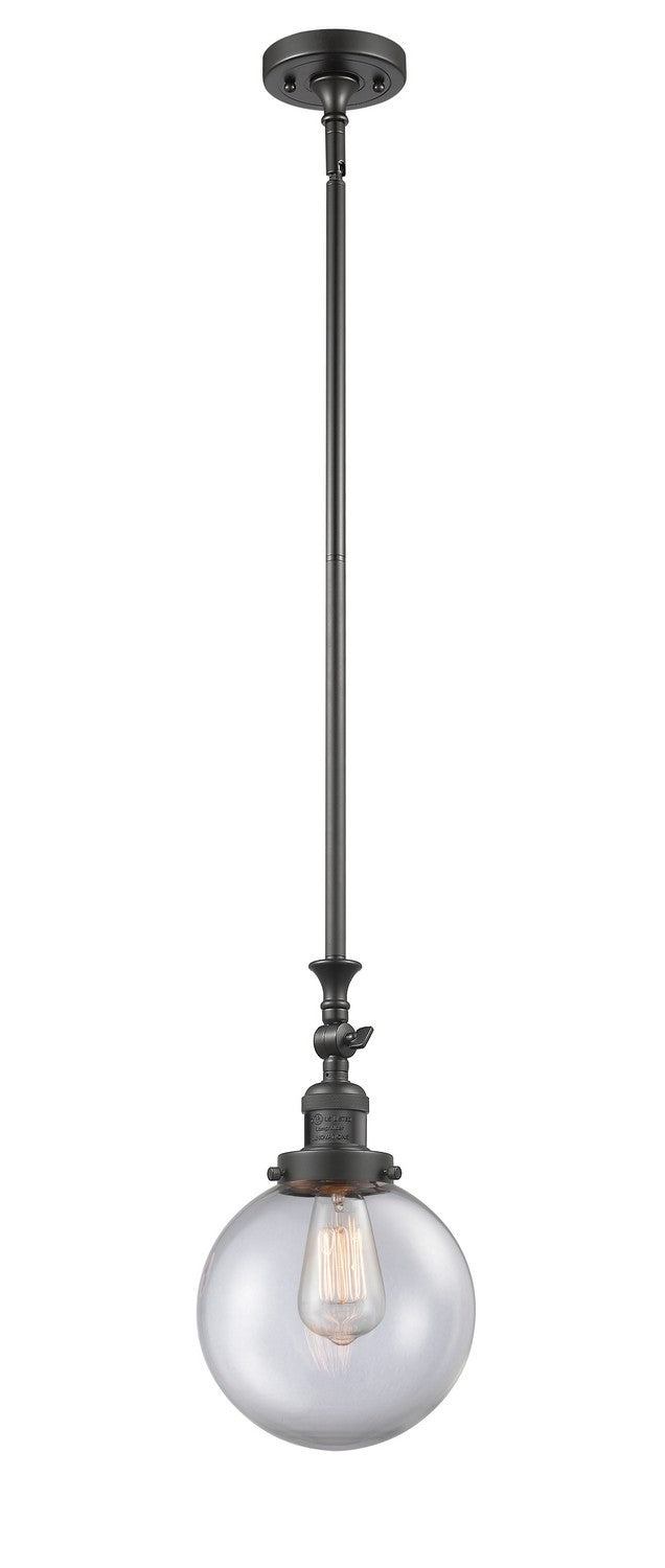 Innovations 206-OB-G202-8-LED LED Mini Pendant, Oil Rubbed Bronze
